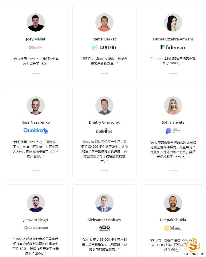 客户案例 为什么 Snov.io 备受青睐?